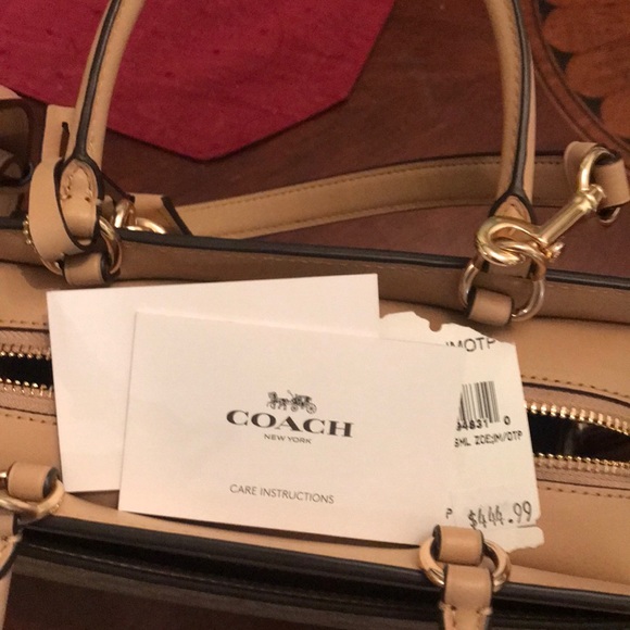 COACH small signature with snakeskin panel - Picture 4 of 8